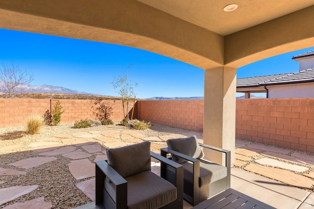4712 W 2820 S, Hurricane, UT 84737 - view of patio featuring a fenced backyard