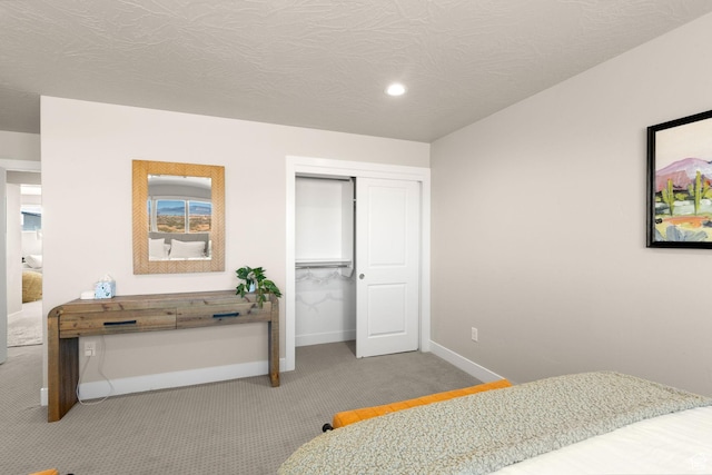 4712 W 2820 S, Hurricane, UT 84737 - carpeted bedroom featuring baseboards, recessed lighting, and a closet