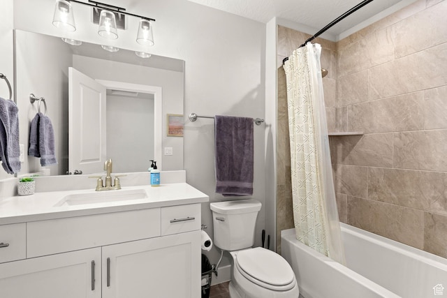 4712 W 2820 S, Hurricane, UT 84737 - full bath with toilet, shower / bath combo, and vanity
