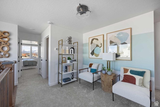 2893 S Malcom Pl Unit 9, West Valley City, UT 84128 - sitting room with carpet and a textured ceiling