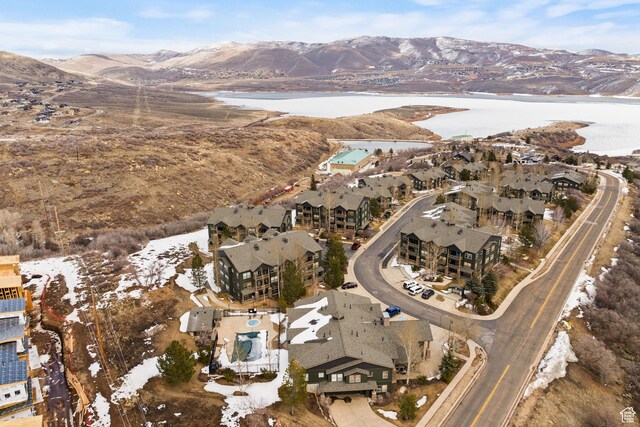 1808 W Fox Bay Dr Unit B304, Heber City, UT 84032 - bird's eye view featuring a water and mountain view