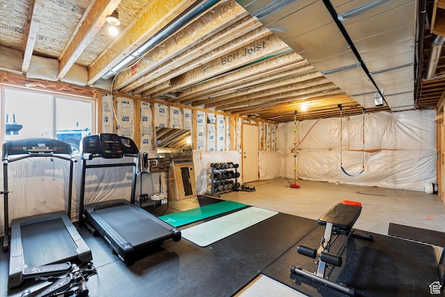 view of workout room