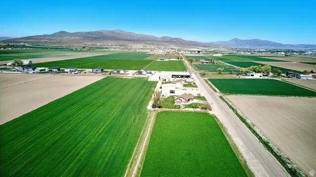 10285 N 7600 W, Tremonton, UT 84337 - aerial view featuring a mountain view and a rural view