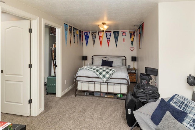 10285 N 7600 W, Tremonton, UT 84337 - carpeted bedroom featuring a textured ceiling and baseboards
