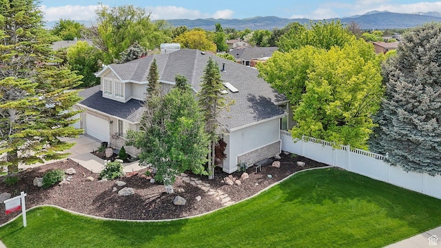 11732 S Lampton View Dr W, South Jordan, UT 84095 - view of subject property with a mountain backdrop