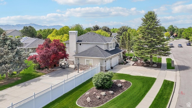 11732 S Lampton View Dr W, South Jordan, UT 84095 - aerial view of property and surrounding area featuring a mountainous background