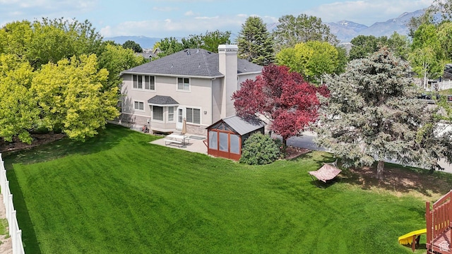 11732 S Lampton View Dr W, South Jordan, UT 84095 - aerial view of property and surrounding area featuring a mountain backdrop
