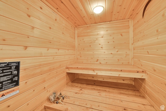 338 N 1090 W, Hyrum, UT 84319 - sauna featuring wooden walls and wood ceiling