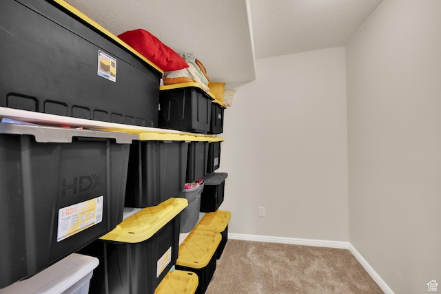 view of storage area