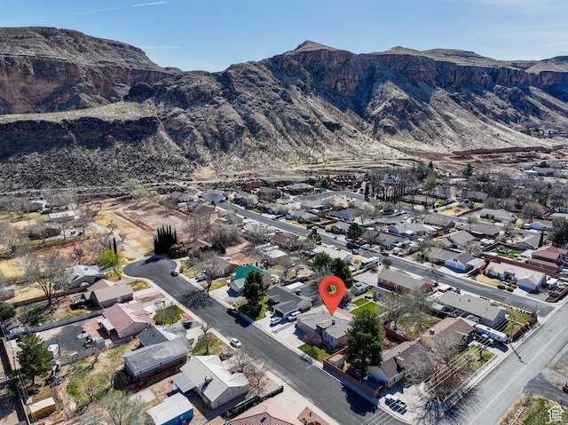 155 W 960 S, Hurricane, UT 84737 - drone / aerial view with a mountain view and a residential view