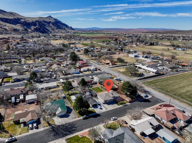 155 W 960 S, Hurricane, UT 84737 - birds eye view of property with a mountain view and a residential view