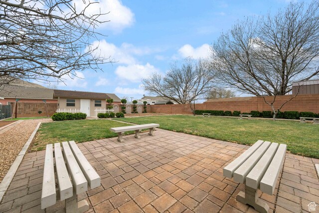 155 W 960 S, Hurricane, UT 84737 - view of patio / terrace featuring fence private yard