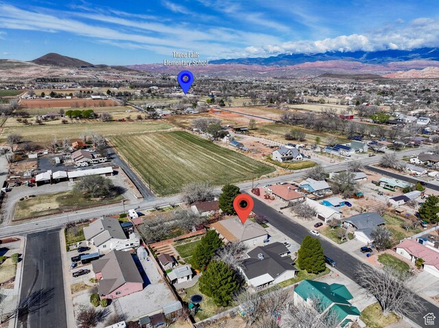 155 W 960 S, Hurricane, UT 84737 - aerial view with a residential view and a mountain view