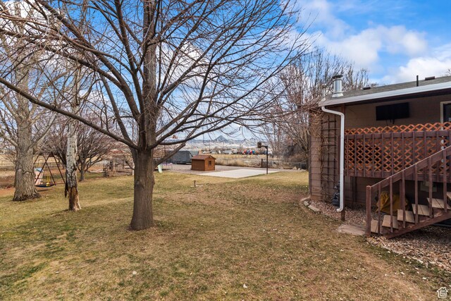 79 S 250 E, Aurora, UT 84620 - view of yard featuring stairs