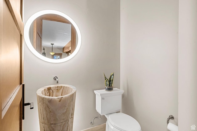 bathroom with toilet