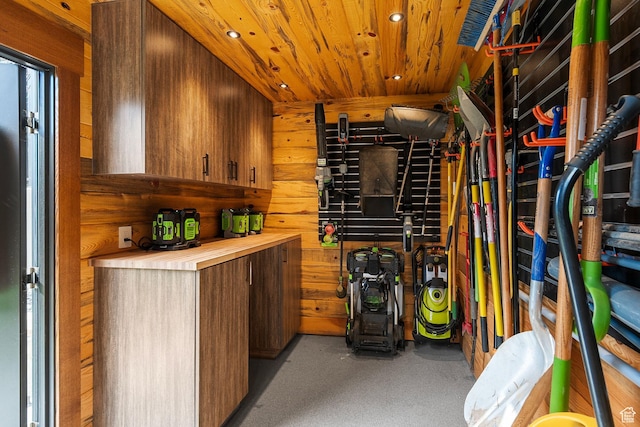 view of storage