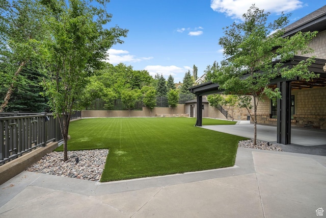 17 S Crosshill Ln, Sandy, UT 84092 - view of yard with a patio