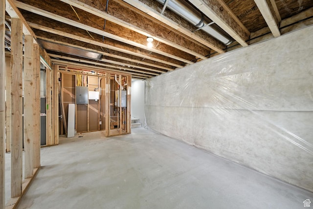 4068 S Porter Ave, South Ogden, UT 84403 - unfinished below grade area featuring electric panel and water heater