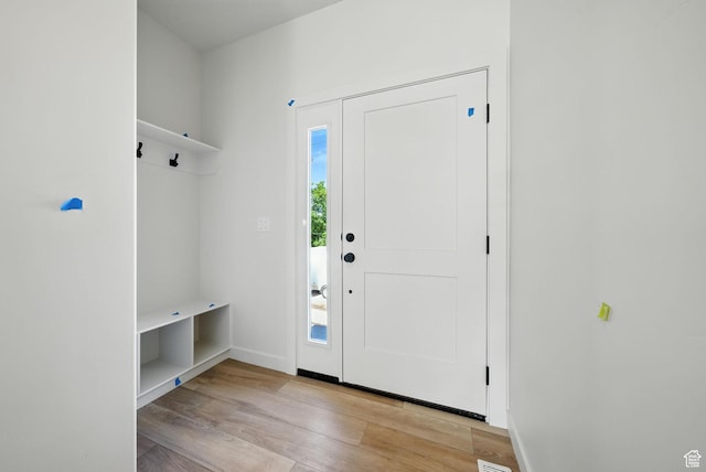4068 S Porter Ave, South Ogden, UT 84403 - mudroom with wood finished floors and baseboards
