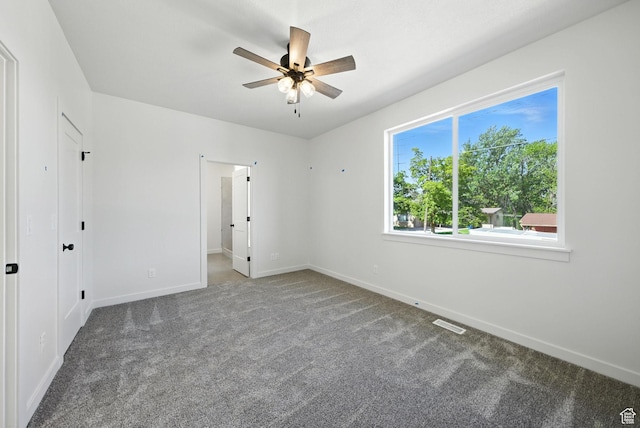 4068 S Porter Ave, South Ogden, UT 84403 - unfurnished bedroom with carpet flooring and a ceiling fan