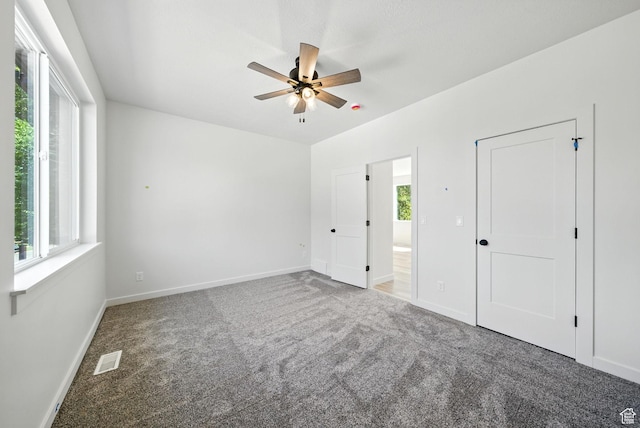 4068 S Porter Ave, South Ogden, UT 84403 - unfurnished bedroom featuring carpet floors and a ceiling fan