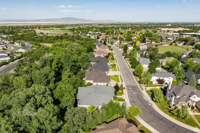 884 E Fence Post Rd S, Fruit Heights, UT 84037 - aerial view of residential area with a mountain backdrop