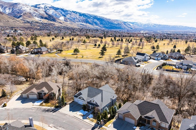 884 E Fence Post Rd S, Fruit Heights, UT 84037 - drone / aerial view with a residential view and a mountain view
