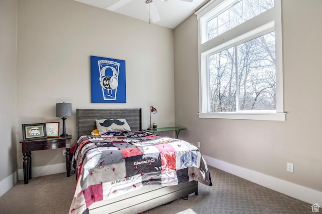 884 E Fence Post Rd S, Fruit Heights, UT 84037 - carpeted bedroom featuring ceiling fan and baseboards