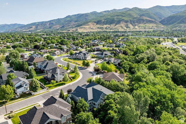 884 E Fence Post Rd S, Fruit Heights, UT 84037 - aerial view of residential area featuring a mountain backdrop