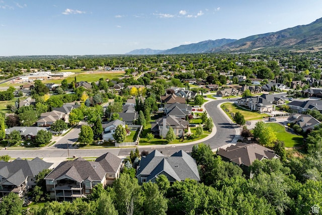 884 E Fence Post Rd S, Fruit Heights, UT 84037 - aerial perspective of suburban area featuring a mountain backdrop