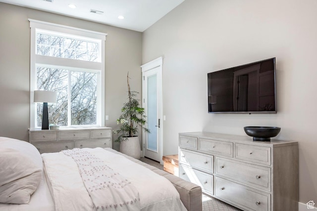 884 E Fence Post Rd S, Fruit Heights, UT 84037 - bedroom with visible vents and recessed lighting
