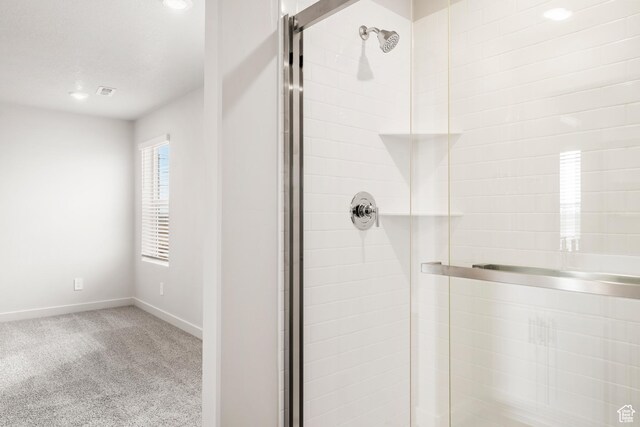 3537 S 3150 W Unit 106, West Haven, UT 84401 - full bath featuring recessed lighting, a stall shower, baseboards, and visible vents