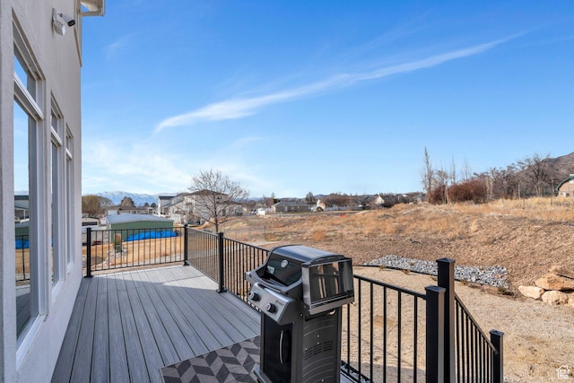 903 E 200 S, Pleasant Grove, UT 84062 - wooden terrace with area for grilling