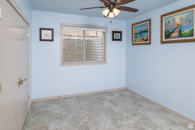 3879 S Mcgregor Ln, Saratoga Springs, UT 84045 - unfurnished room with baseboards and a ceiling fan