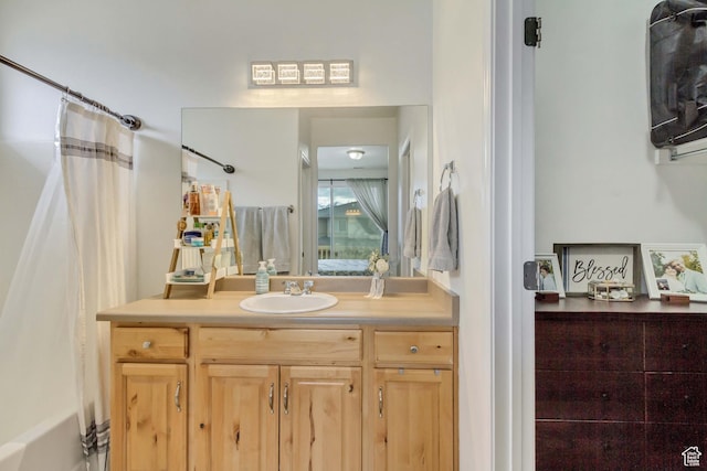 12793 S Timber Run Dr W, Riverton, UT 84096 - full bath with a shower with curtain and vanity
