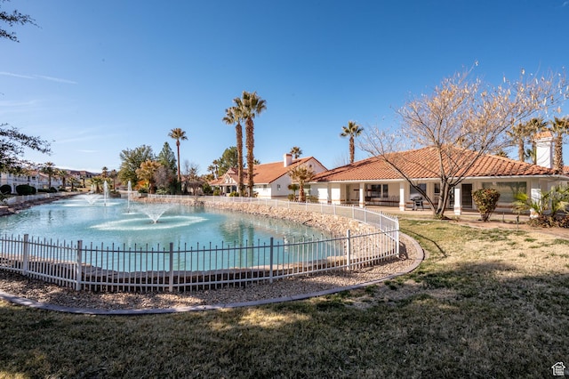 150 S Crystal Lakes Dr Unit 48, St George, UT 84770 - view of pool with fence and a yard