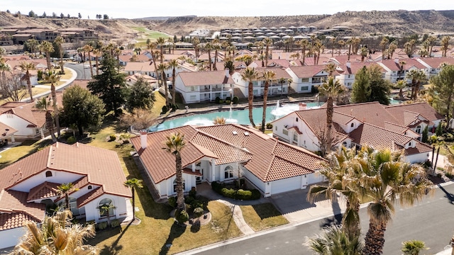 150 S Crystal Lakes Dr Unit 48, St George, UT 84770 - birds eye view of property with a mountain view and a residential view