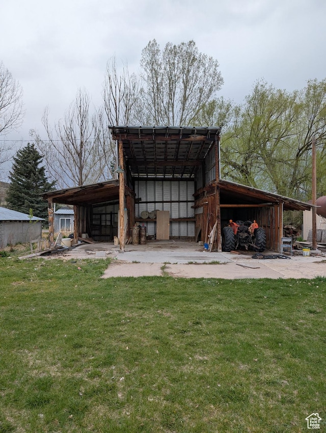 175 W 9200 S, Paradise, UT 84328 - view of pole building with a yard