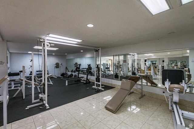 view of gym