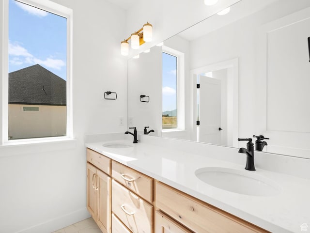 2387 E Canyon Crest Dr Unit 44, Spanish Fork, UT 84660 - full bath with double vanity and baseboards