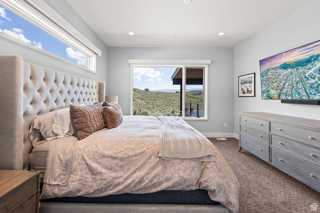 2344 Nighthawk Cir, Park City, UT 84098 - bedroom featuring recessed lighting, carpet flooring, and baseboards
