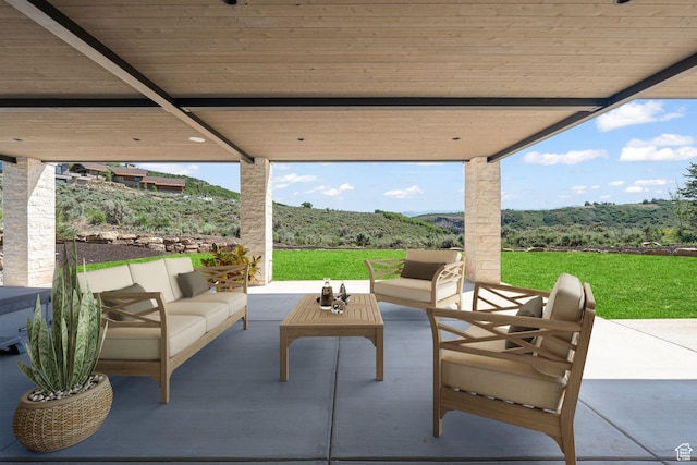 2344 Nighthawk Cir, Park City, UT 84098 - view of patio / terrace featuring outdoor lounge area