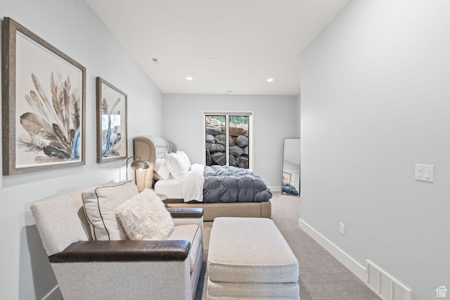 2344 Nighthawk Cir, Park City, UT 84098 - bedroom featuring carpet, visible vents, baseboards, and recessed lighting