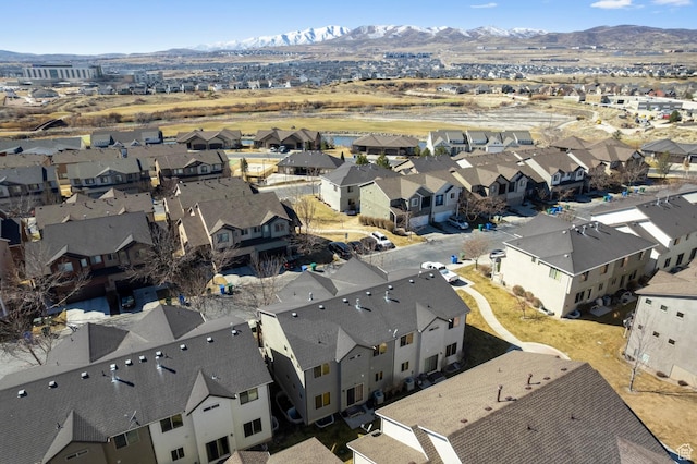 2616 N Elm Dr, Lehi, UT 84043 - bird's eye view featuring a mountain view and a residential view