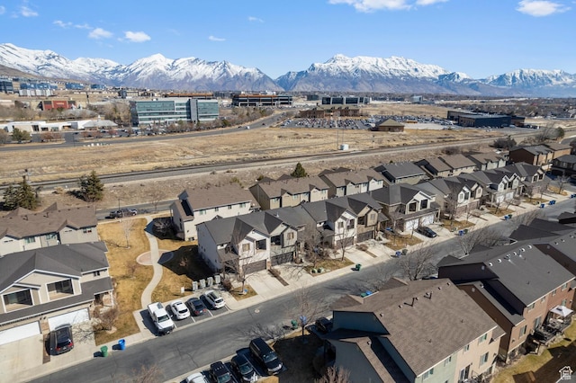 2616 N Elm Dr, Lehi, UT 84043 - birds eye view of property with a residential view and a mountain view