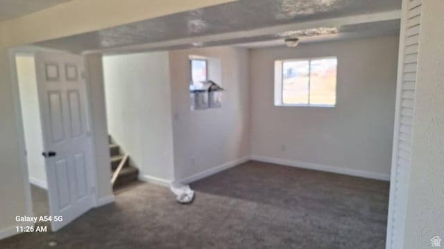 2245 W 500 S, Vernal, UT 84078 - below grade area with stairs, carpet floors, and baseboards