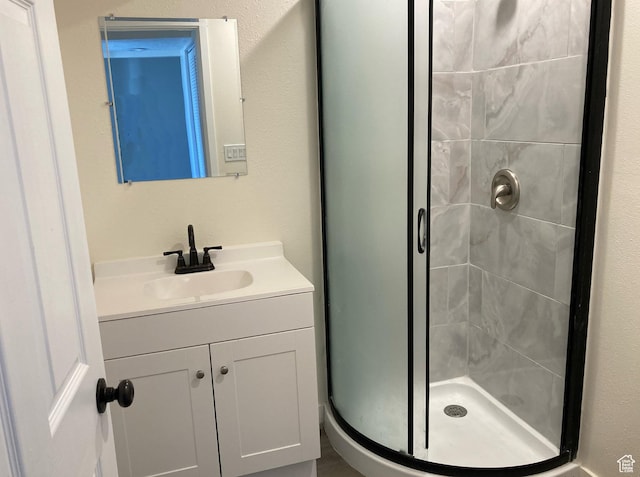 2245 W 500 S, Vernal, UT 84078 - full bathroom featuring a stall shower and vanity