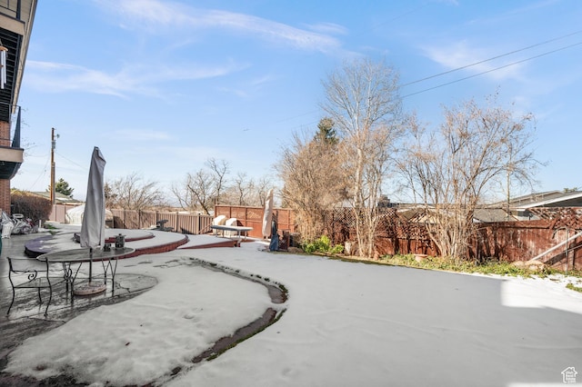 3604 S Crestwood Dr, Salt Lake City, UT 84109 - exterior space featuring a patio and a fenced backyard