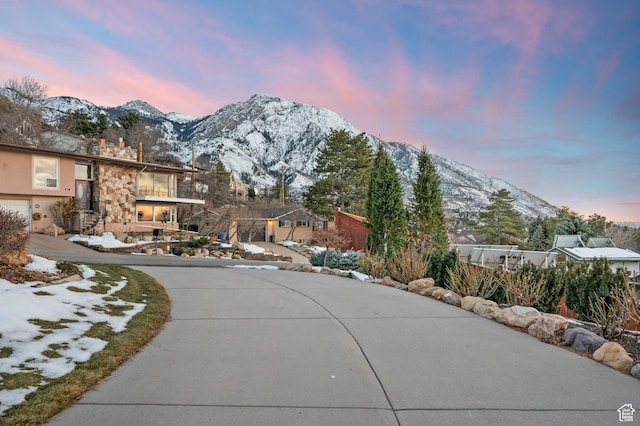 3604 S Crestwood Dr, Salt Lake City, UT 84109 - view of road featuring a mountain view