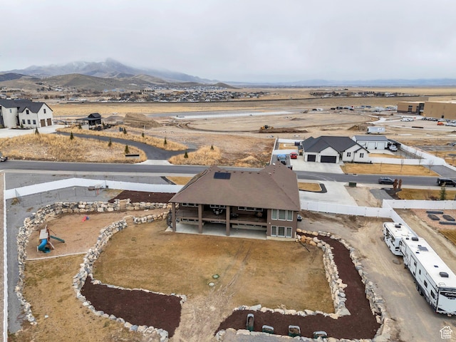 1407 E Abigail Ln, Eagle Mountain, UT 84005 - birds eye view of property featuring a mountain view